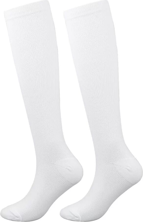 INF XXL Kompressionsstrümpfe für Männer & Frauen (Schuhgröße 44+) XXL Weiß