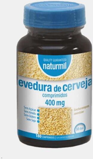 NATURMIL LEVEDURA DE CERVEJA 400mg 180 COMPRIMIDOS