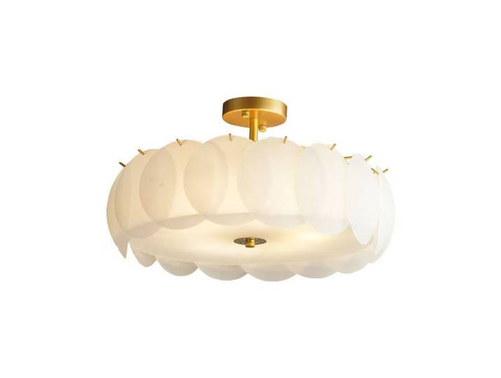 Lustre en verre minimaliste moderne pour salon, salle à manger, chambre à coucher, décoration de la maison, éclairage intérieur, lustre de plafond