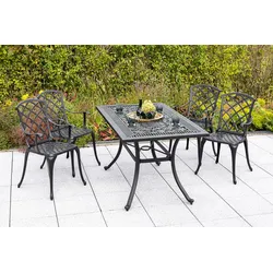 Merxx Rhodos Set 5tlg. Tisch 140x80 cm