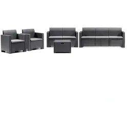 Nero Big 7-Sitzer Gartenmöbel-Set