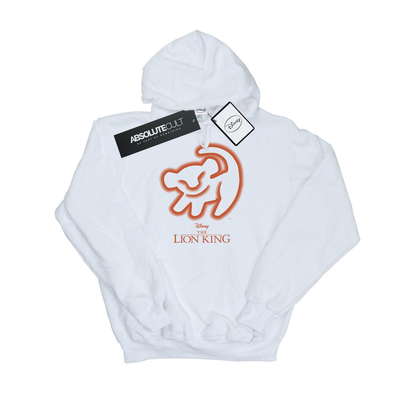 Disney - "The Lion King Cave Drawing" Kapuzenpullover für Herren (Weiß)