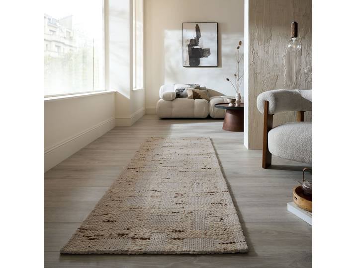 Tapis de couloir Rova 80 x 230cm Beige