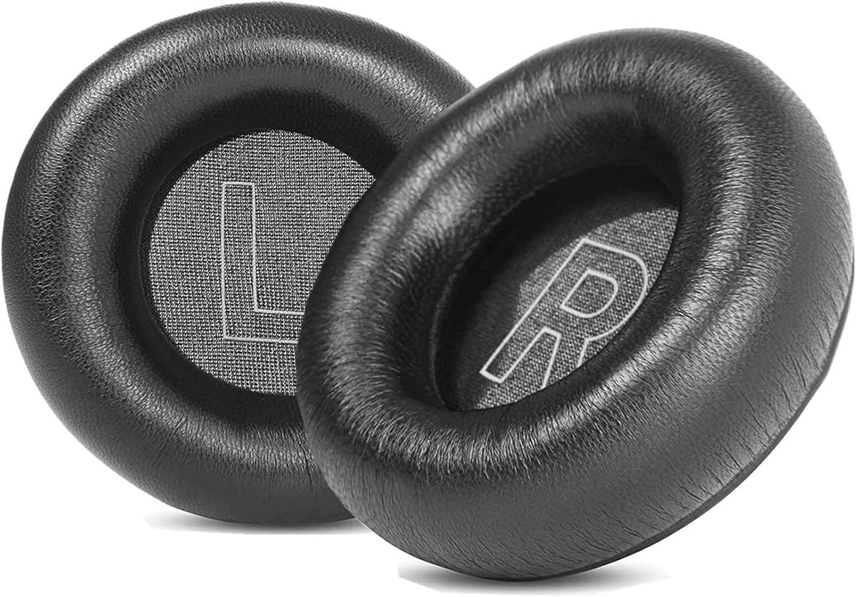 Memory Foam vervangingsoorkussens van schapenvacht en leer compatibel met Bang & Olufsen Beoplay H9 en H7 hoofdtelefoons
