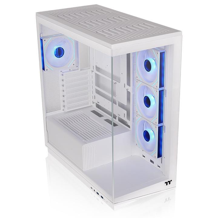 Thermaltake Stage 450 TG ARGB Gaming PC Gehäuse Midi-Tower Snow Seitenfenster