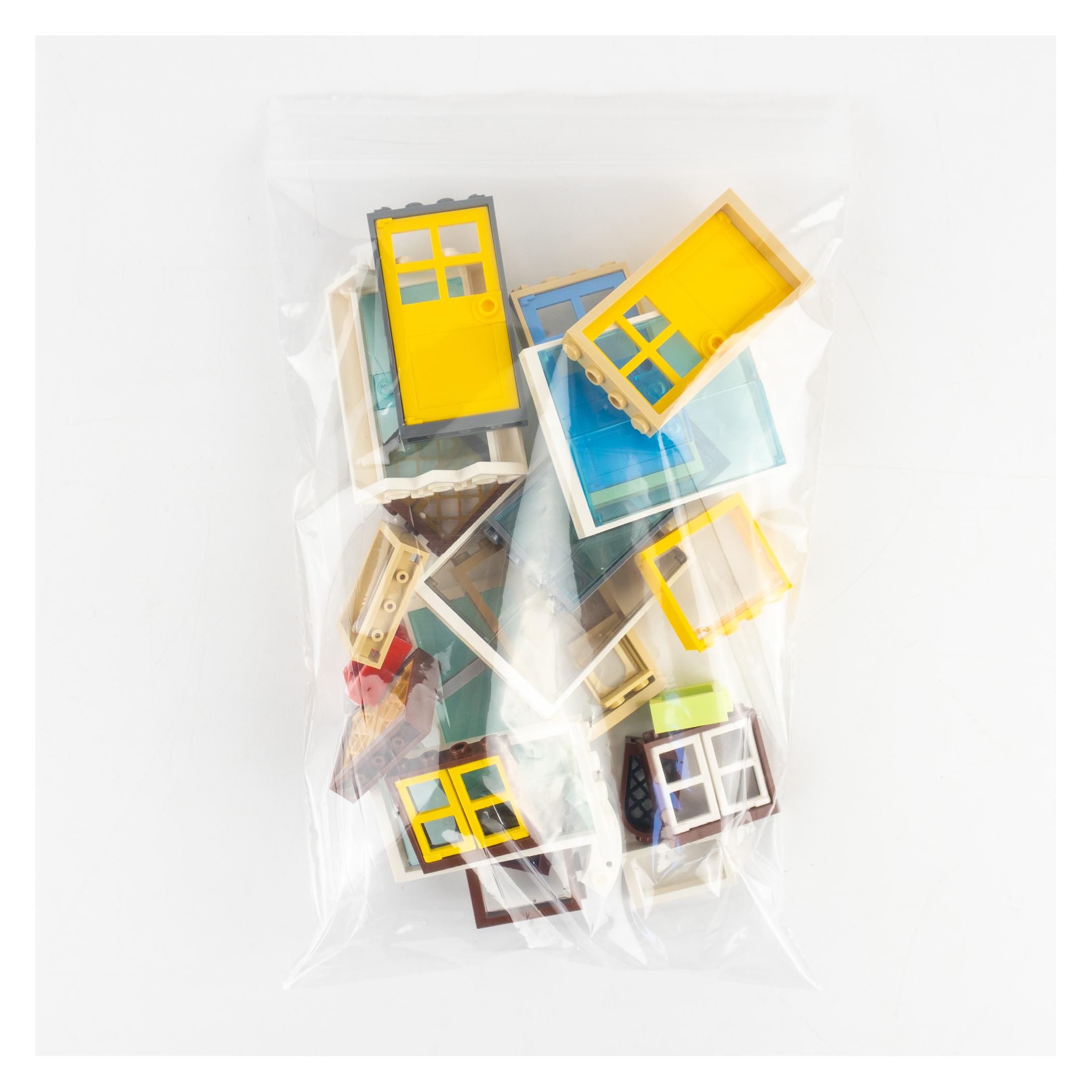 LEGO Fenster und Türen gemischt - 50 Stück - Haus, Gebäude, Stadt, City - NEU (LEGO Zubehör) (n.v.)