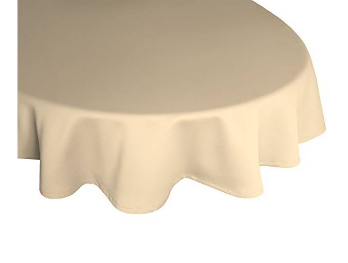 adam Uni Collection Tischdecke, Bio Baumwolle, Beige, 145 x 145 cm