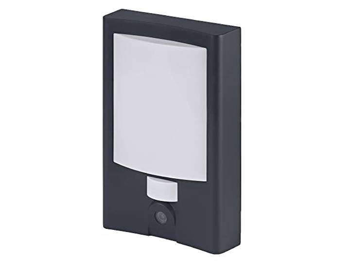 LEDVANCE SMART+ Outdoor Wandleuchte + Hausnummer & Kamera, warmweißes Licht (3000K), hochwertiges Polycarbonatgehäuse in dunkelgrau, integrierter Lautsprecher, Memory Card, smarte WIFI-Technologie