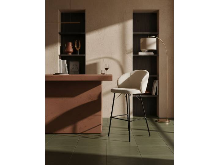 Hochwertiger Barstuhl „Joe“ Ecru White Label by Bloomingloft