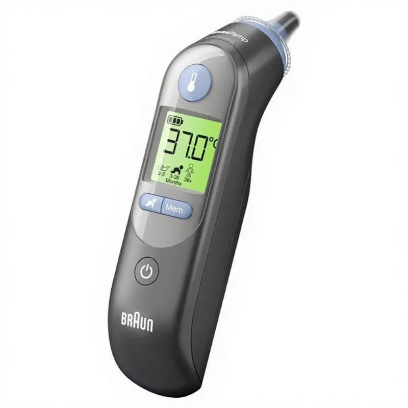 Braun Healthcare Ohrfieberthermometer BraunThermoScan 7, IRT 6520 Schwarz IRT6520b