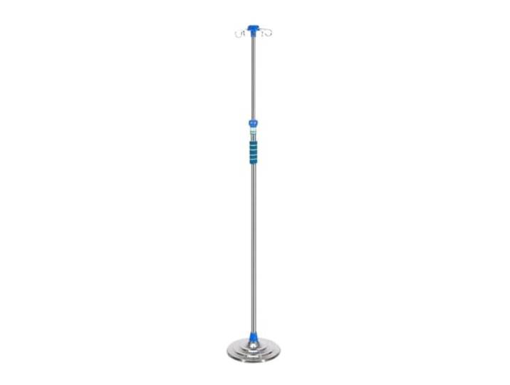 Medizinischer tragbarer IV-Beutelständer, höhenverstellbar, IV Stange mit runder Basis mit 4 Haken, for Krankenhäuser, Kliniken und Privathäuser infusionsständer