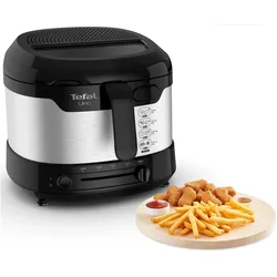 Tefal Uno M, Fritteuse, Schwarz, Silber