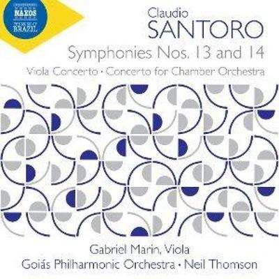 Santoro: Sinfonien Nr. 13 + 14/Konzerte - Gois Philharmonic Orchestra,Gabriel Marin,Thomson, CD