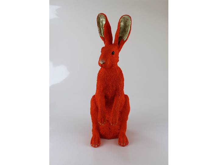 Dekofigur AM DESIGN, orange, B:17cm H:52cm T:23,5cm, Dekofiguren, Dekofigur