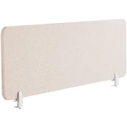 SCHREIBTISCHTRENNWAND 160 x 40 cm Beige Wally