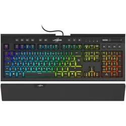 Urage Gaming-Tastatur Exodus 900 Mechanical, braune Switches (DE, Kabelgebunden), Tastatur, Schwarz