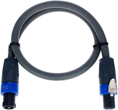 pro snake 14610 NL4 Cable 4 Pin 0,75m noir