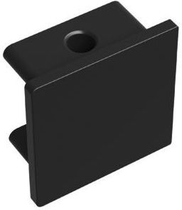 Hewi Profilkappe 950.13.0020DC 25x25mm, pulverbeschichtet, schwarz tiefmatt