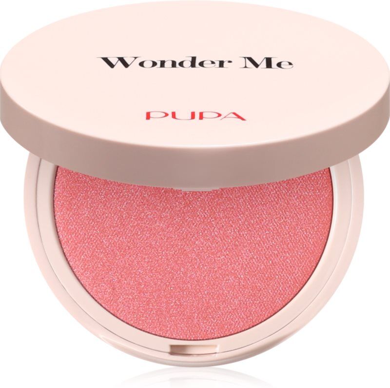 PUPA Milano Wonder Me Natural Effect Blush Compact Blush for a natural look shade 002 Hug Me - Glow 4 g
