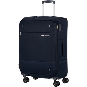 Samsonite Koffer Base Boost Spinner exp. FL dunkelblau, Weichschale, 4 Rollen, 67,5 Liter, 44 x 66 x 28cm