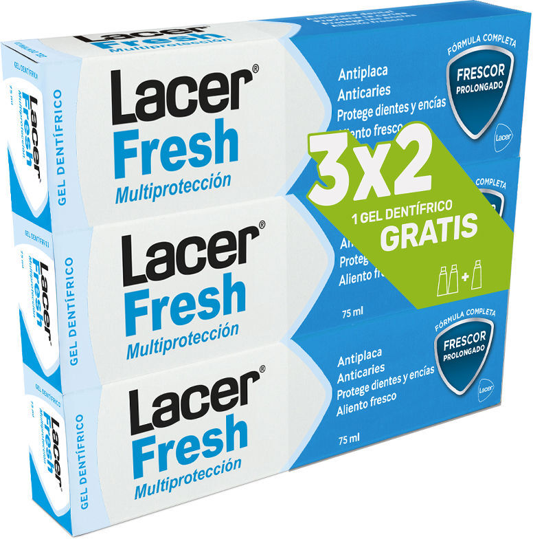Dentifrice Sensilacer, paquet de 3 x 75 ml