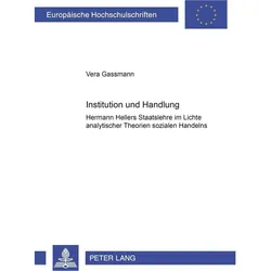 Institution und Handlung, Fachbücher von Vera Gassmann