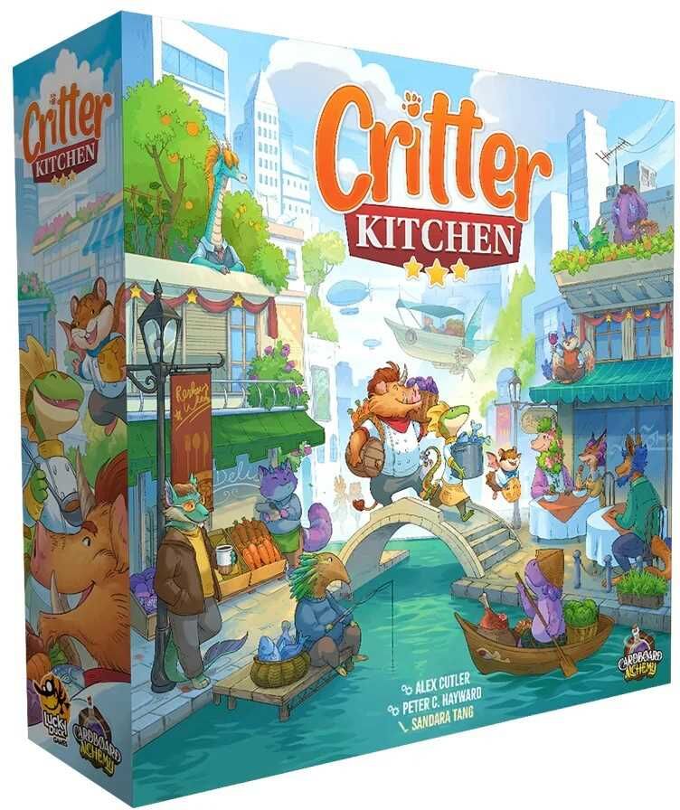 Critter Kitchen Board Game - Strategic Board and Card Game, Ages 8+, by Cardboard Alchemy