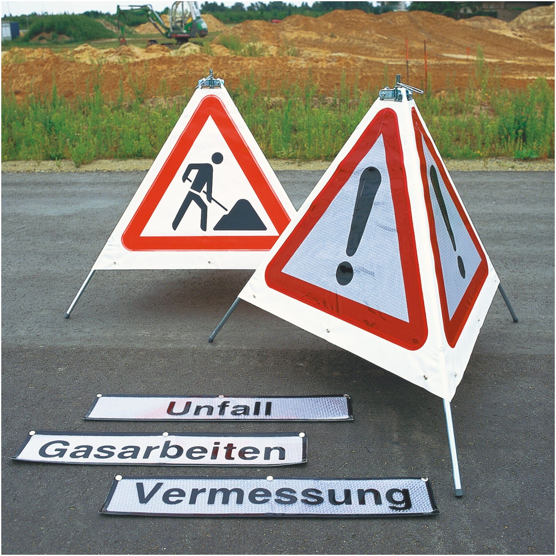 MORAVIA Zusatztext 700mm reflektierend Unfall Trio-Zusatztext (344.18.698)