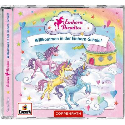 CD Hörsp.: Einhorn-Paradies - Willkommen i.d. Einhorn-Schule - Anna Blum, CD, 4050003956213