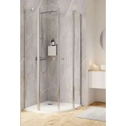 Schulte Garant 2.0 Runddusche 4-teilig asymmetrisch - Duschkabine