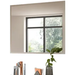 GARDEROBENSPIEGEL Kaschmir Sand, Flur Wandspiegel 80 x 70 cm