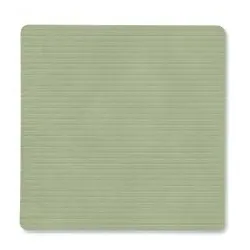 LINDDNA Untersetzer Corduroy Square Leder Grün Olive