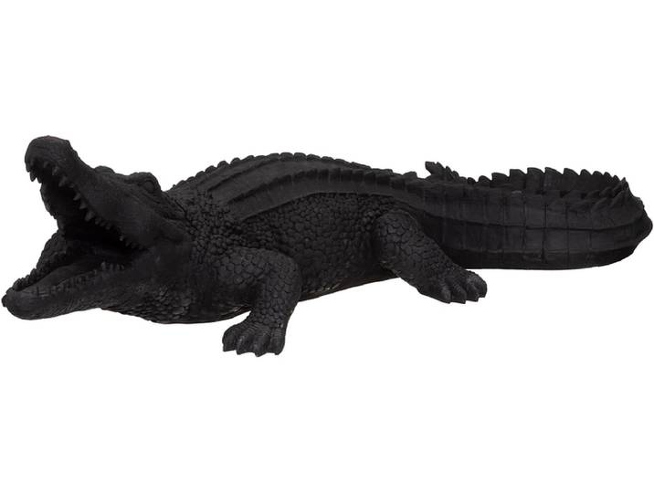 Krokodil-Figur DIEGO Schwarz