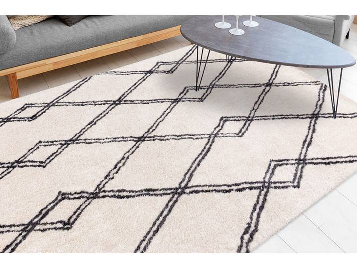 Teppich ME GUSTA Orlando 125 , beige (elfenbein), B:160cm H:27mm L:230cm, Polyester, Teppiche, Teppich, Weicher Hochflorteppich, dezent gestaltet,Fussbodenheizung geeignet