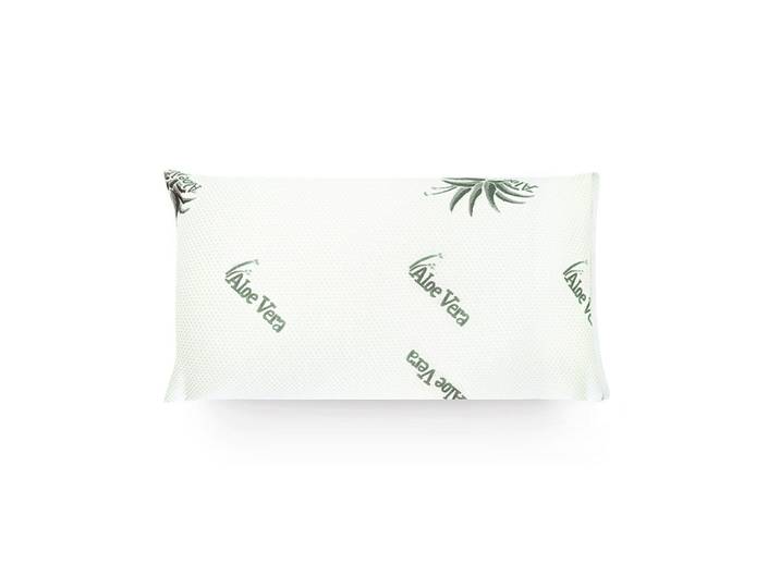 Mister Sandman Memory Foam Kopfkissen Aloe Vera 40x80 cm – ergonomisches Visco Kissen mit atmungsaktivem Bezug, anpassungsfähig & waschbar, Weiß, Füllung: Schaumstoff, Rechteckig, 40x80 cm, Heimtextilien, Kopfpolster & Bettdecken, Kopfkissen, Nackenkissen