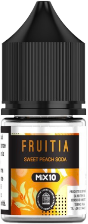 Fresh Farms E-liquid Fruitia Sweet Peach Soda Fresh Farms Aroma Mini Shot 10ml Soda Pesca