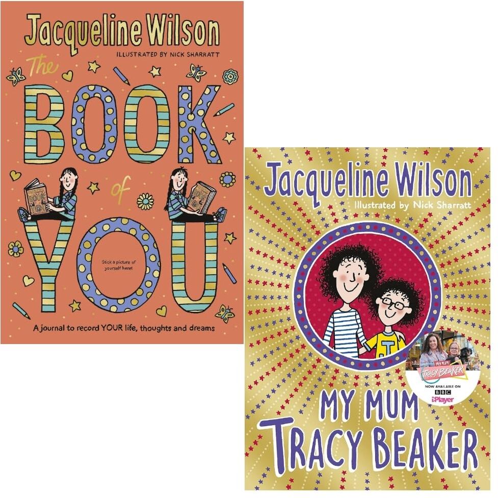 Penguin (Doubleday Children's Books) Jacqueline Wilson 2 Books Collection Set - My Mum Tracy Beaker (Hardback) & The Book of You Activity Journal - Ages 7-9 - Mixed Format
