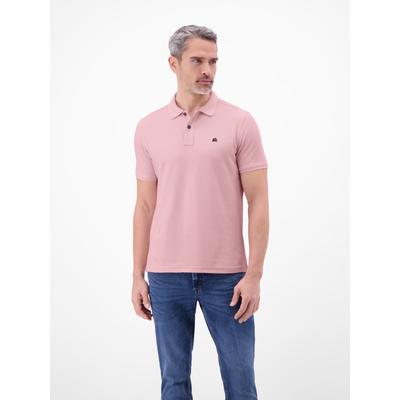 Poloshirt LERROS "Poloshirt Herren COOL & DRY atmungsaktiv Piqué", Herren, Gr. M, rosa (vivid rose), 60% Baumwolle, 40% Polyester, ohne Ausschnitt, Shirts, Trocknet schnell, angenehm kühl, pflegeleicht, kurzarm, einfarbig