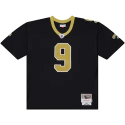 Mitchell & Ness, Herren, Sportshirt, NFL Legacy Jersey New Orleans Saints 2009 Drew Brees - M (M), Schwarz