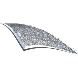 S•K•S Klett-Schlaufe, 20mmx25m weiß, mit Kleber PS14 Kautschukbasis