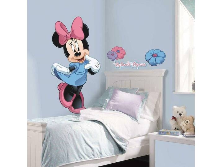 Muursticker - Disney Minnie Mouse