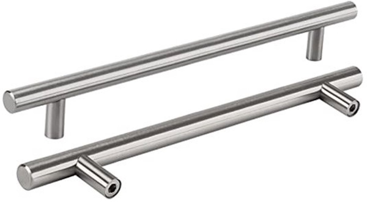 Set van 5 roestvrij stalen keukenkast handgrepen van 160 mm