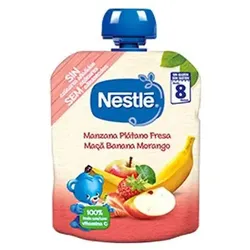 Nestle Nestlé Bolsita Manzana, Plátano y Fresa 8m 90g