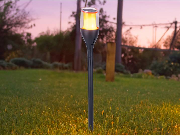Solarleuchte Garten Erdspieß Solarlampe Außenleuchte Gartenfackel Solar 36704