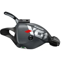 SRAM X01-E Eagle Single Click Trigger 12-fach rechts lunar-grau/rot |
