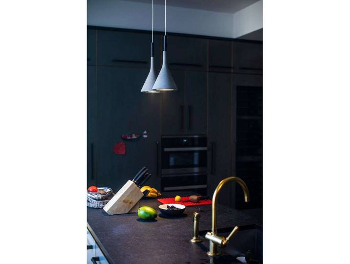 Aplomb Suspension GU10 Anthracite - Foscarini - Salon / séjour - Béton