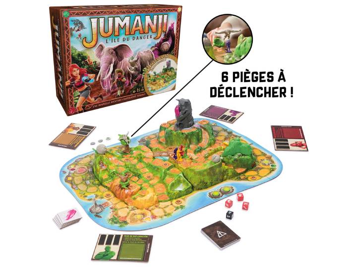 Jumanji Stampede l'île du danger SPIN MASTER