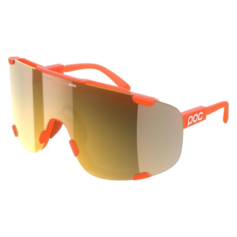 Poc Okulary rowerowe Devour pomaraĹ"czowy (Fluo Orange Translucent, Gold) (969245)