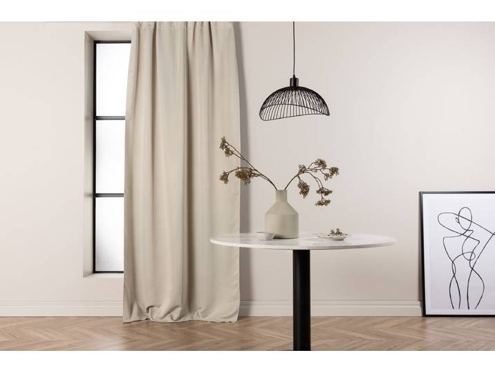 Gardinen-Set Ava – Mehrband-System in 135 x 290 cm - Beige - 290 x 135 cm - Luxusbetten24