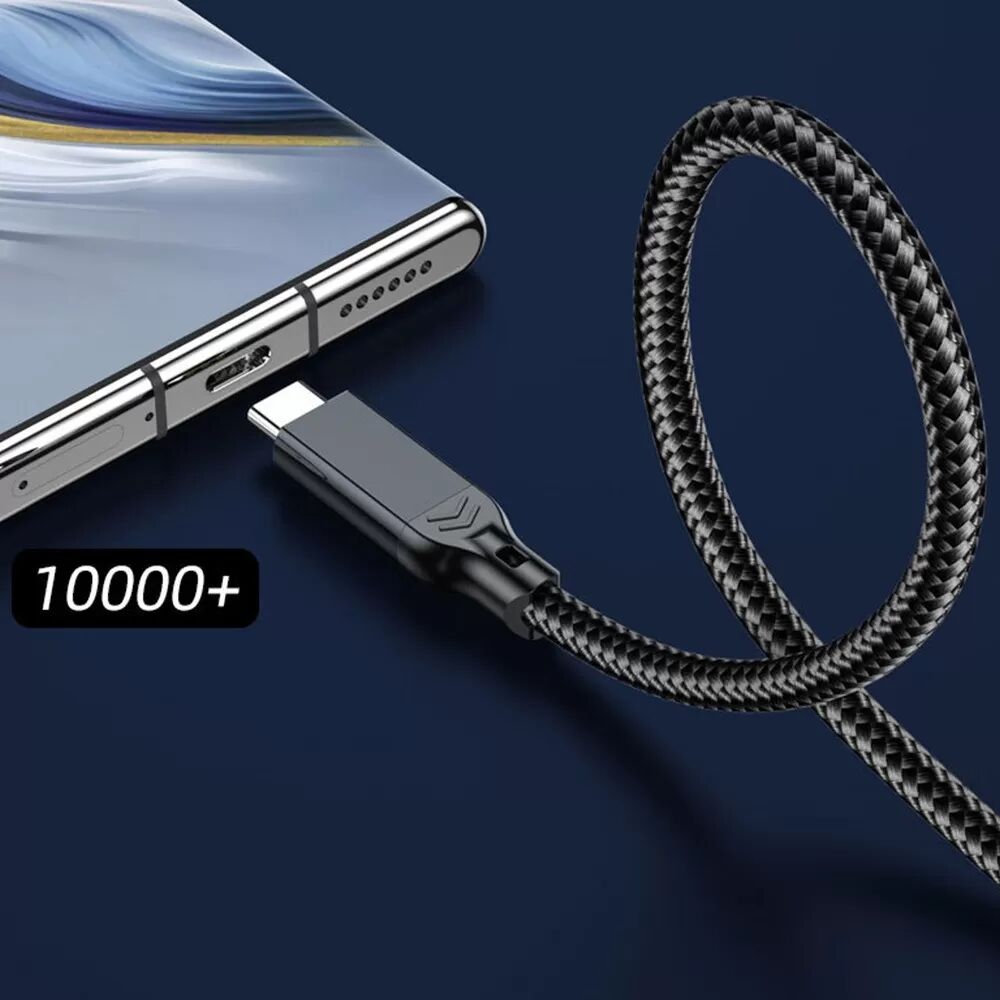 INF USB 3.2 Typ-C Kabel: 10 Gbit/s High-Speed Daten & 60W Schnellladung Schwarz 3 m